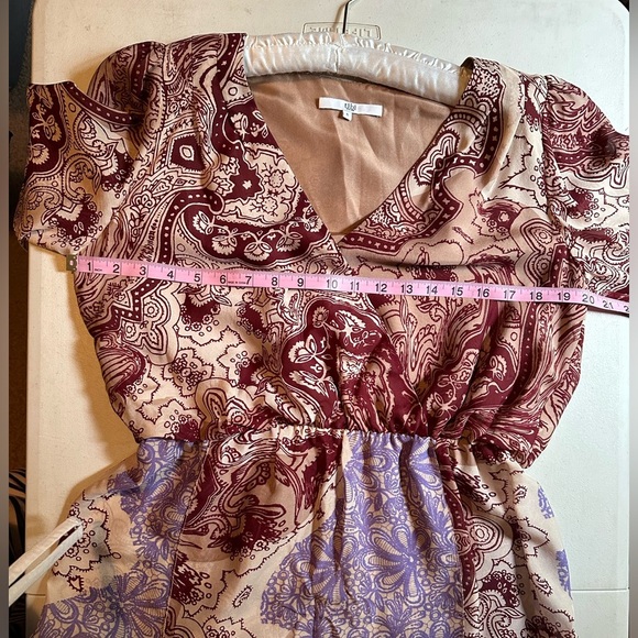 Tibi size 6 silk faux wrap mini dress - Picture 8 of 9